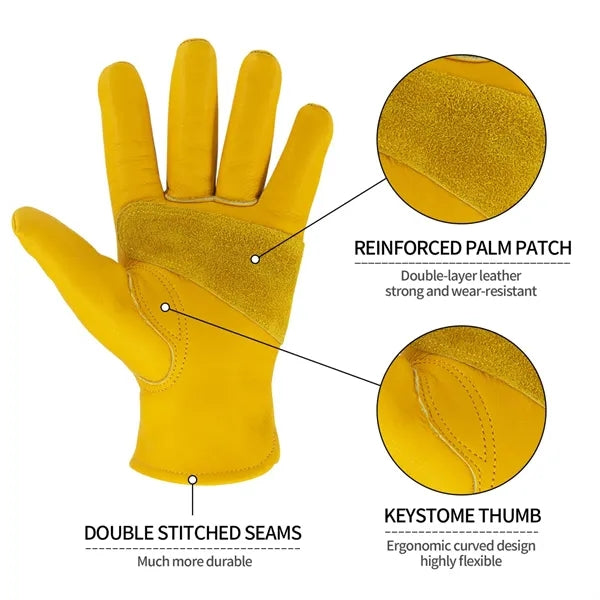 Leather Work Gloves