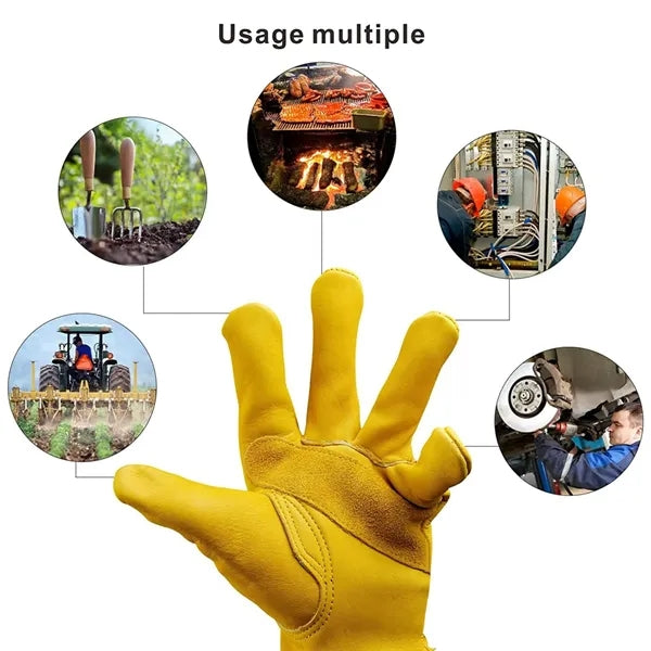 Leather Work Gloves