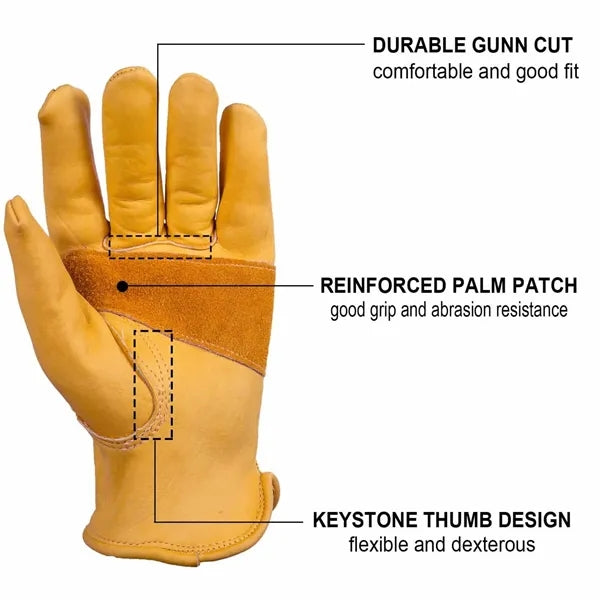 Leather Work Gloves