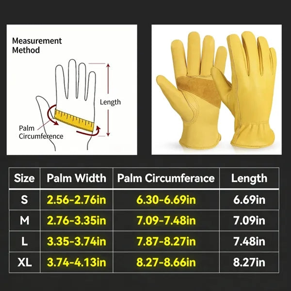 Leather Work Gloves