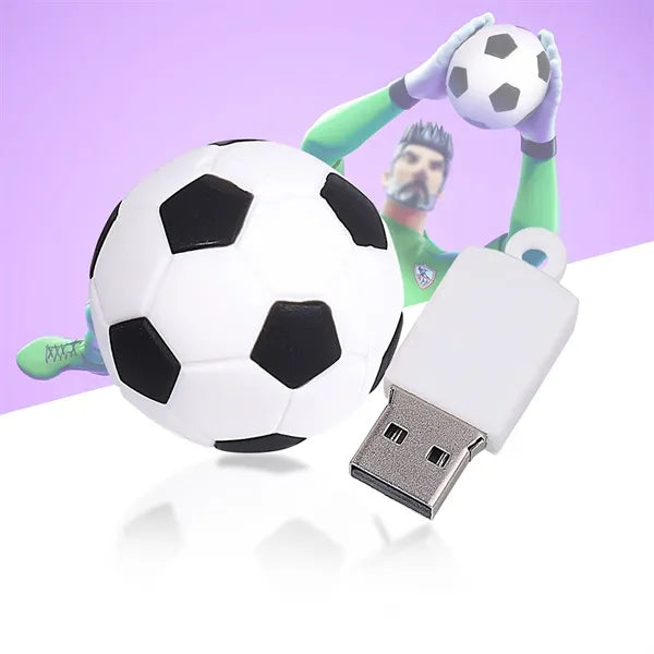 Novelty office gift 16GB soccer USB flash drive pendrive