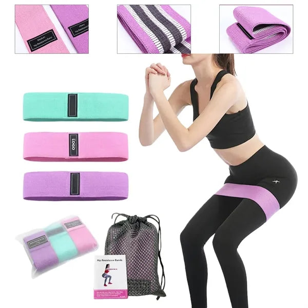 Yoga Resistance Band Set For Glute Training