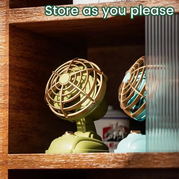 Multifunctional travel home quiet cooling mini desk fan
