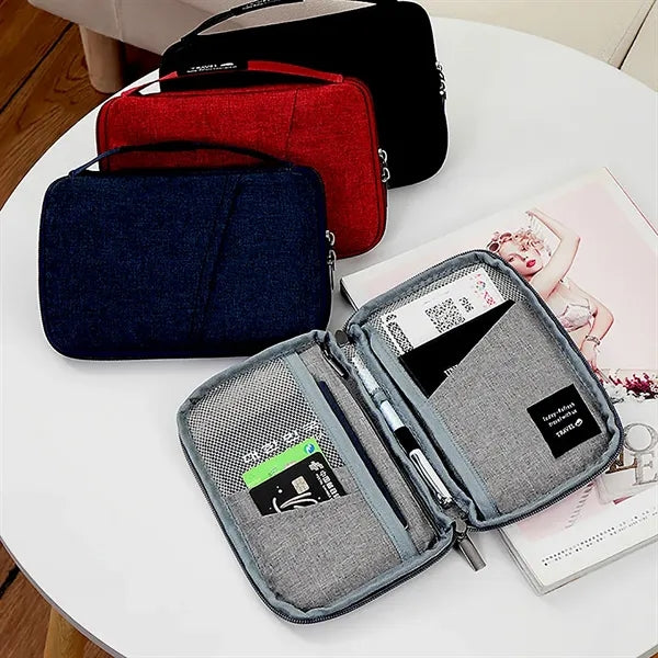 Travel Document Organizer Waterproof Passport Wallet
