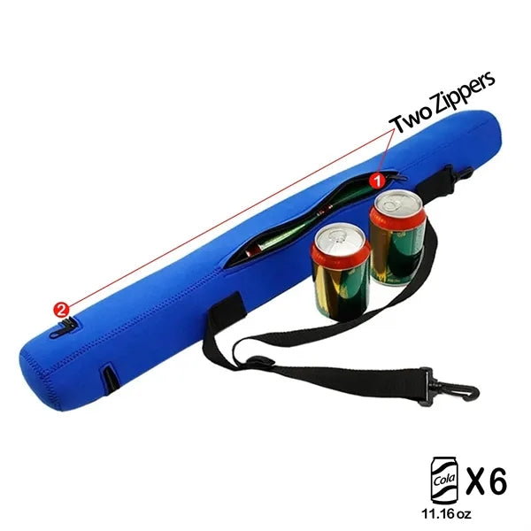 Six Can Neoprene Tube Cooler