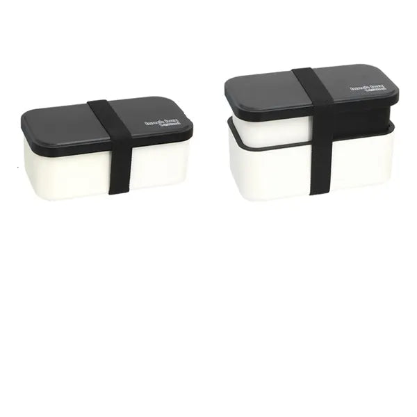 Sectioned Bento Container with Tie-Down Band