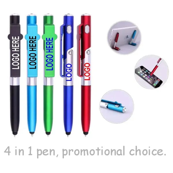 4 in 1 Multi-Purpose Stylus Pen