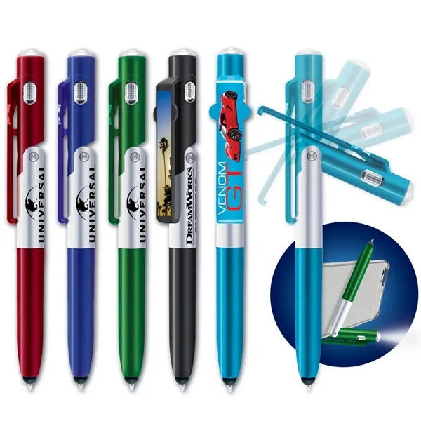 4 in 1 Multi-Purpose Stylus Pen