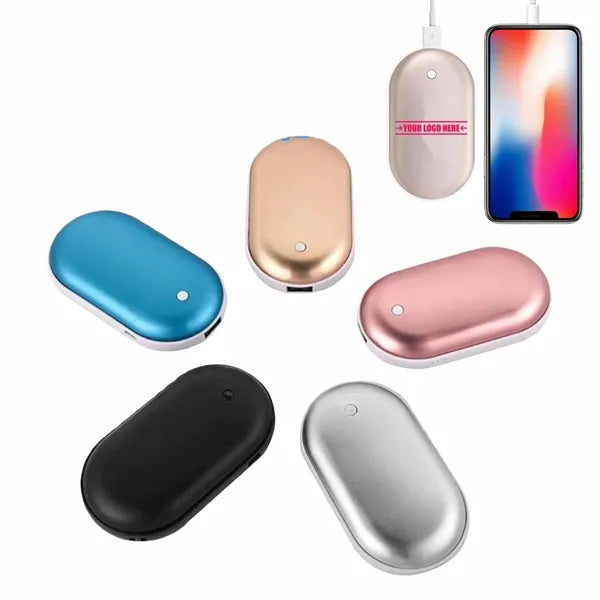 Portable hand warmer charging treasure two-in-one
