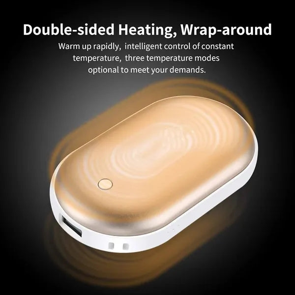 Portable hand warmer charging treasure two-in-one