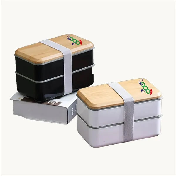 Rustic Wood-Themed Lunch Box Ensemble
