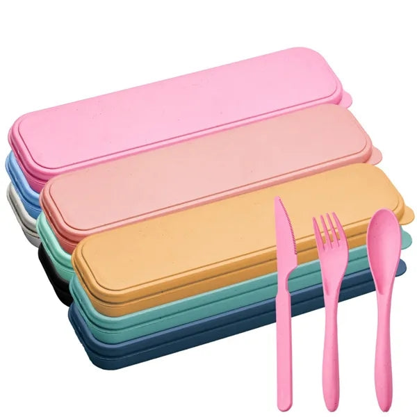 Sustainable Wheat Fiber Dishware Trio