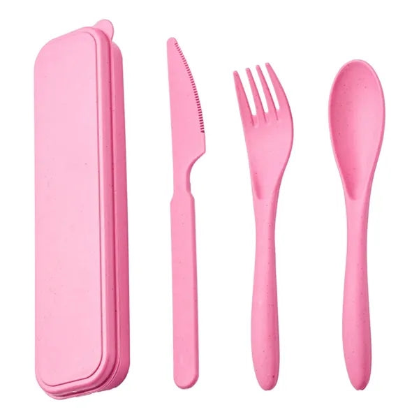 Sustainable Wheat Fiber Dishware Trio