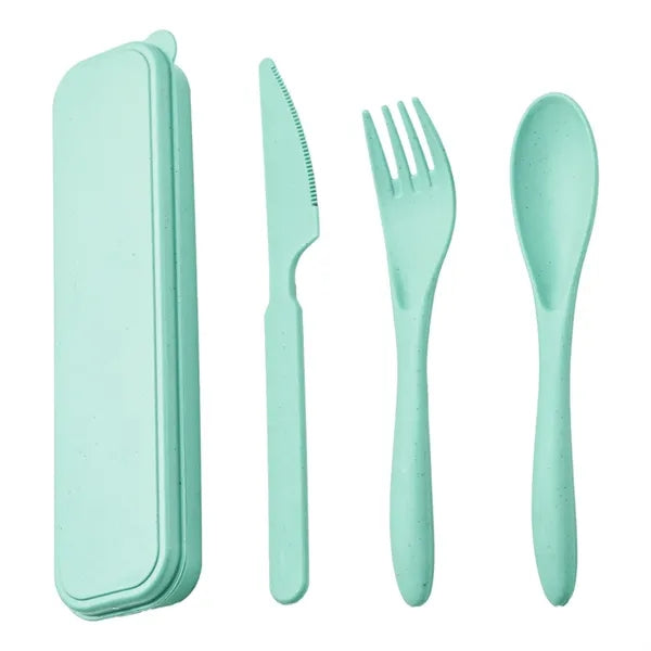 Sustainable Wheat Fiber Dishware Trio