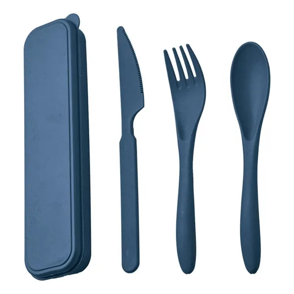 Sustainable Wheat Fiber Dishware Trio