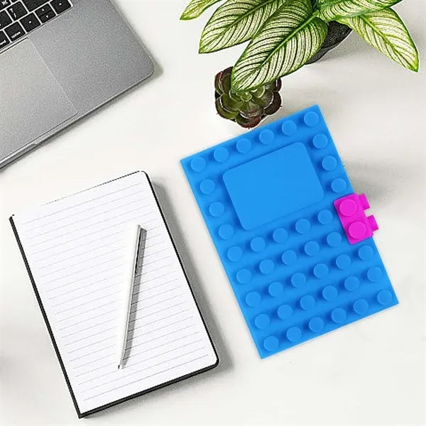 Novelty refillable A6 diary notebook with silicone cover