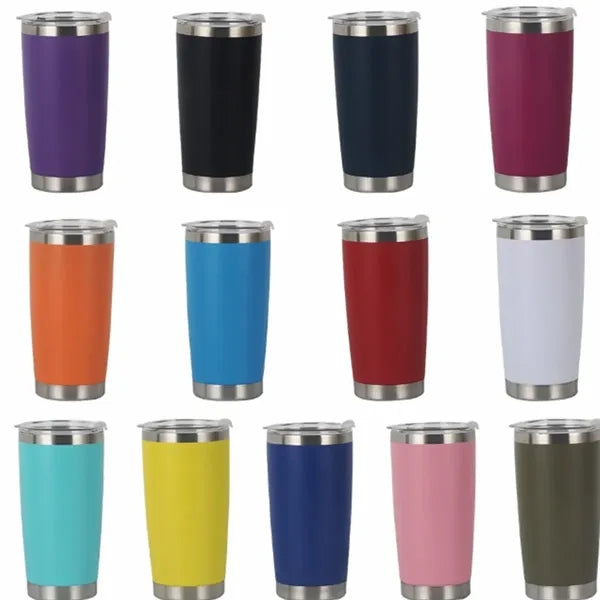 20oz Travel Tumbler Insulated Coffee Mug With Lid