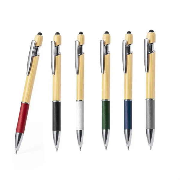 Bamboo Stylus Touch Ball Pen