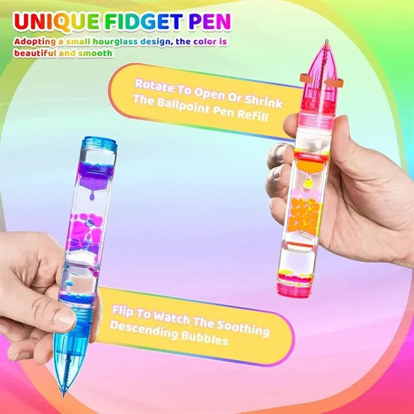 Creative color oil spill pen dripping decompression children