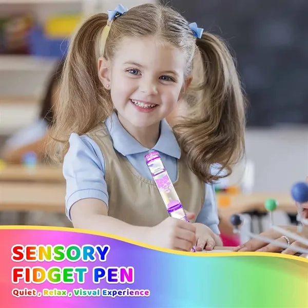Creative color oil spill pen dripping decompression children