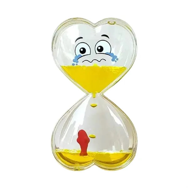 Acrylic Oil Drop Hourglass Toy