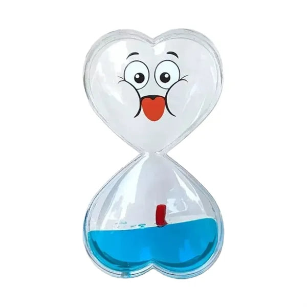 Acrylic Oil Drop Hourglass Toy