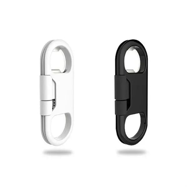 Charging Cable Bottle Opener Keychain