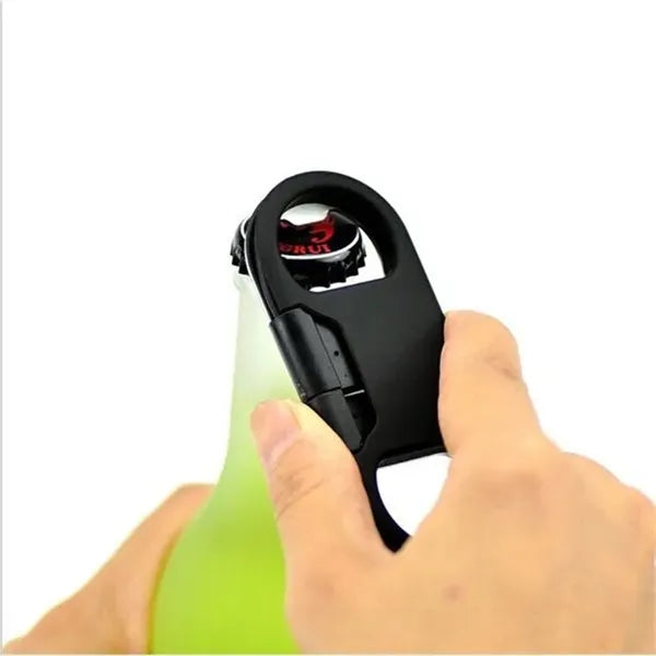 Charging Cable Bottle Opener Keychain