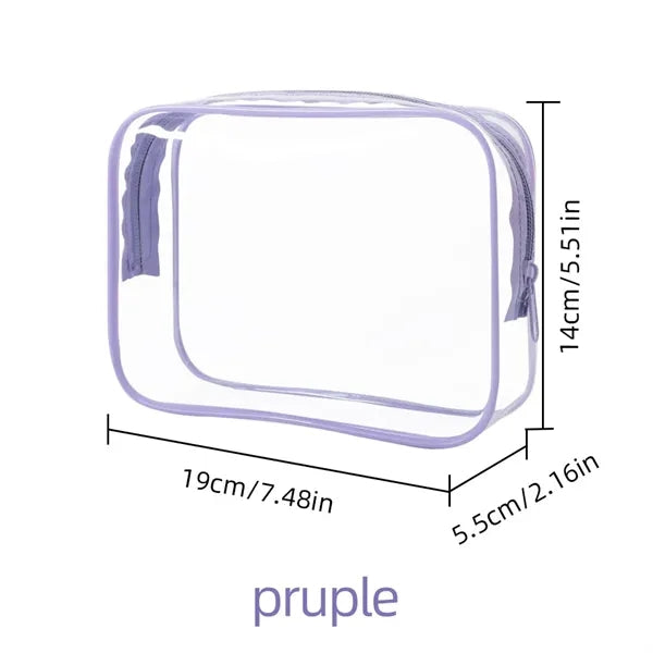 Clear Makeup Bags Quart Size for Women