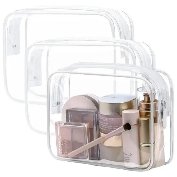 Clear Makeup Bags Quart Size for Women