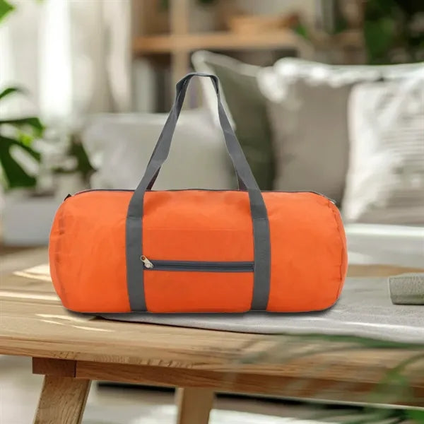 Multipurpose large foldable compact camping gym duffel bag