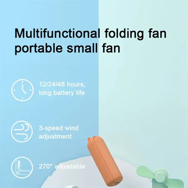 Bear Folding Hanging Neck Fan