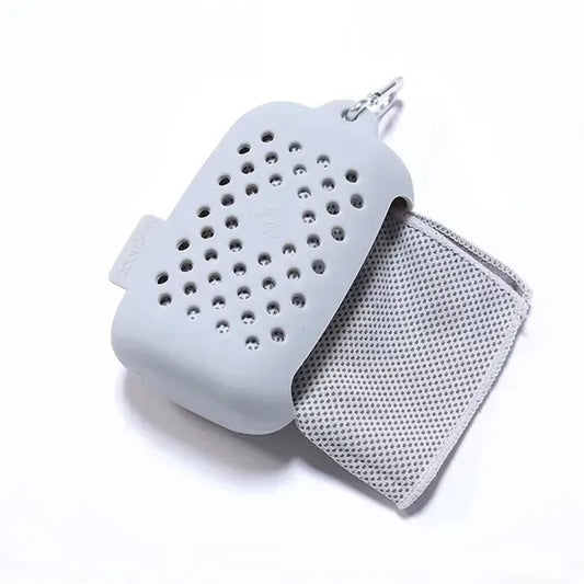 Portable Cooling Towel with Silicone Case