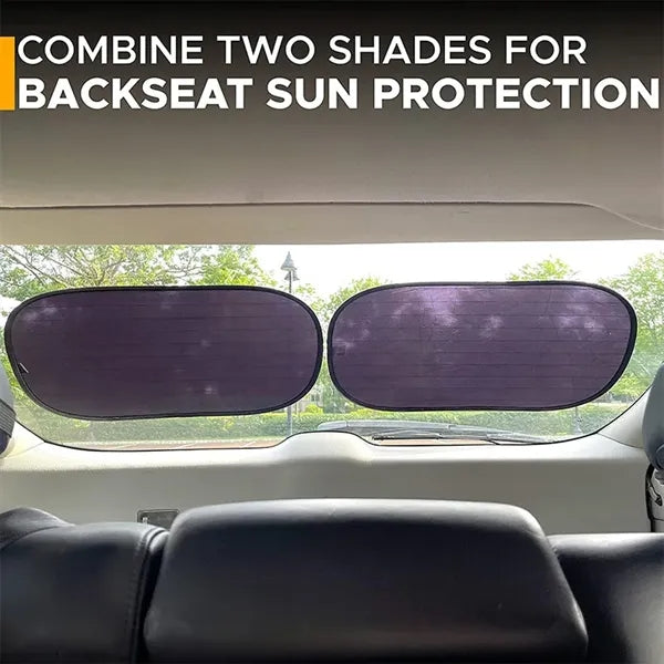 Two Pack Car Side Window Mesh Sunshade
