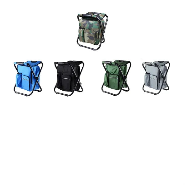 Foldable Cooler Backpack Stool