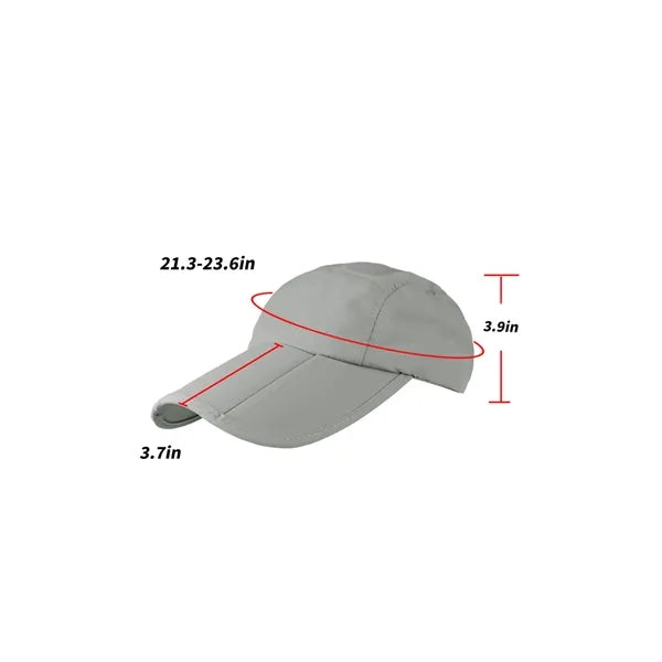 Baseball Cap w/ Packable Long Bill