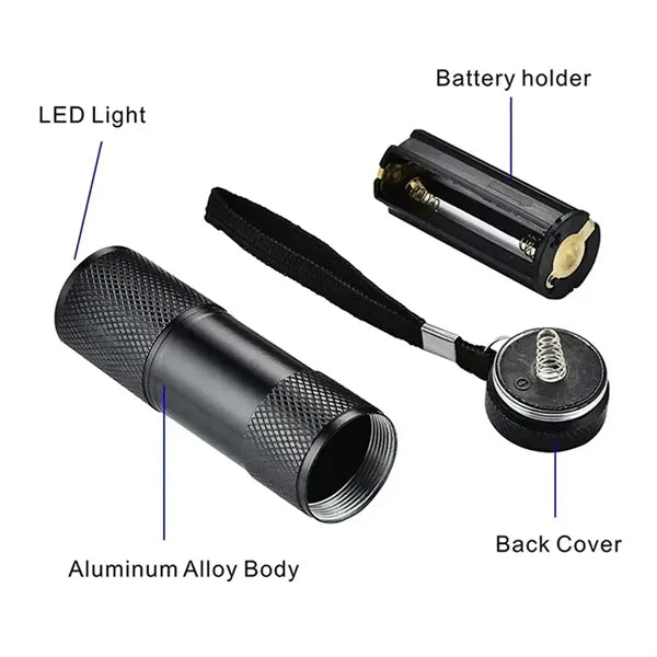 Batteries IncludedLED Mini Flashlight With Lanyard