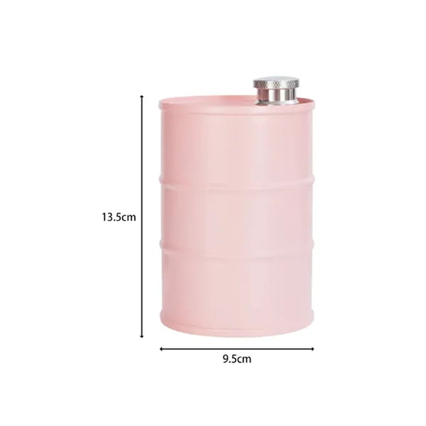 25oz.Stainless Steel Barrel Flask with Custom Logo