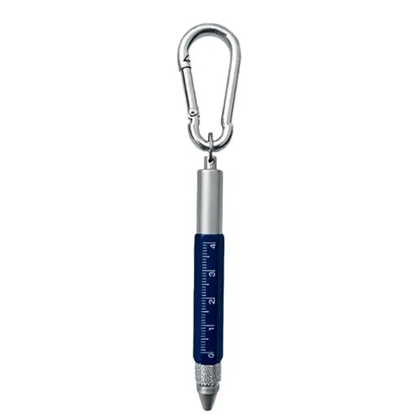 Metal 6 In 1 Carabiner Tool Pen