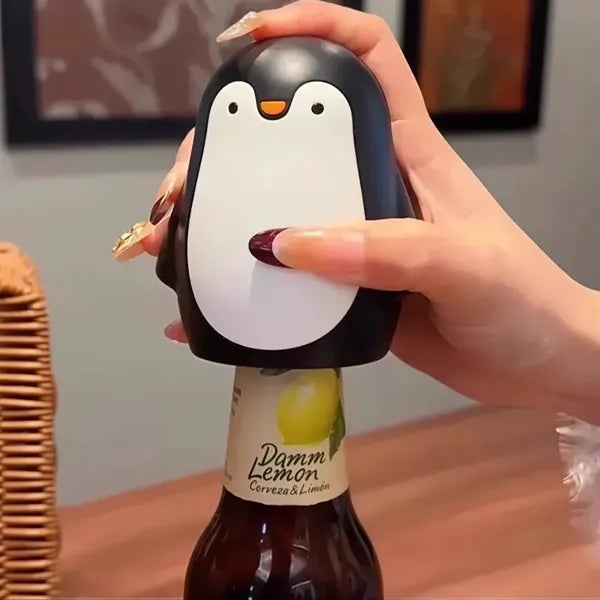 Penguin Shaped Magnetic Bottle Opener