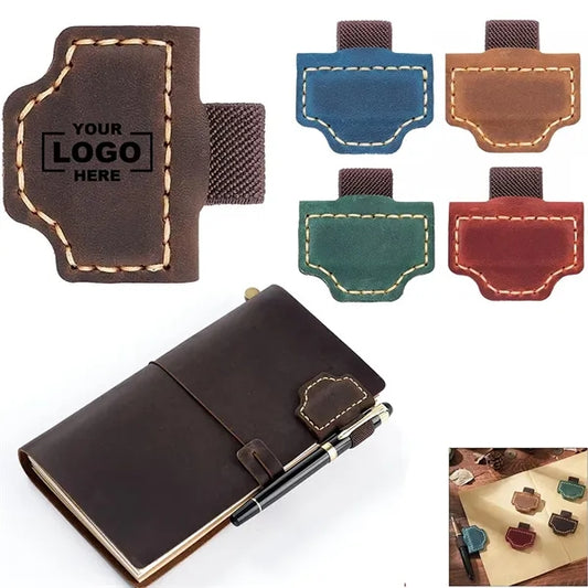 Magnetic Leather Bookmark