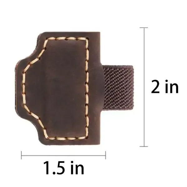 Magnetic Leather Bookmark