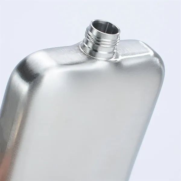 6 oz. Stainless Steel Hip Flask with Custom Logo