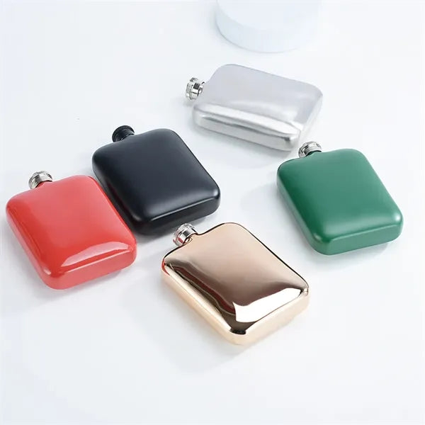 6 oz. Stainless Steel Hip Flask with Custom Logo