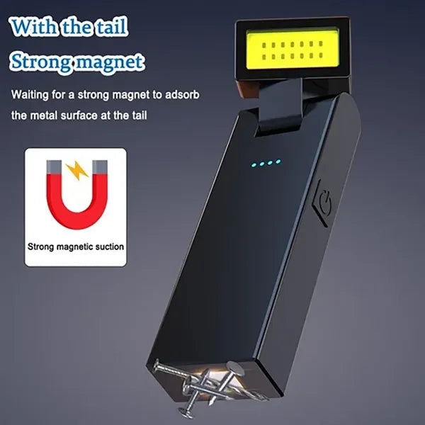 Mini Rechargeable Emergency Work Light With Magnet