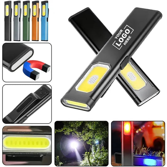 Portable COB LED Flashlight With Multi Mode Lighting