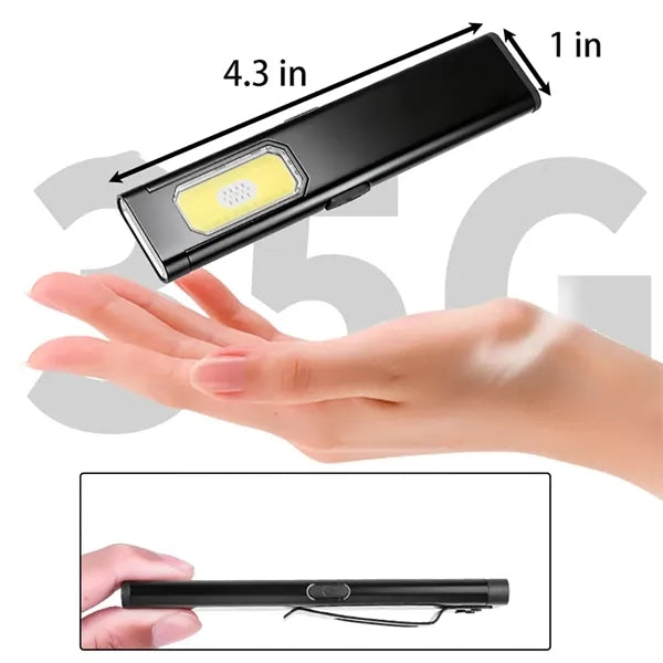 Portable COB LED Flashlight With Multi Mode Lighting