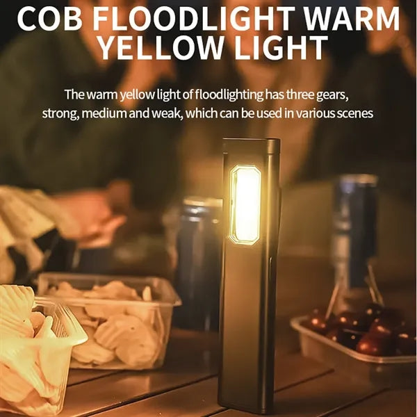 Portable COB LED Flashlight With Multi Mode Lighting