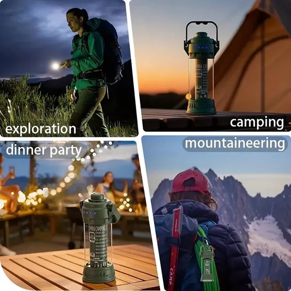 Rechargeable LED Camping Lantern With Multi Light Modes