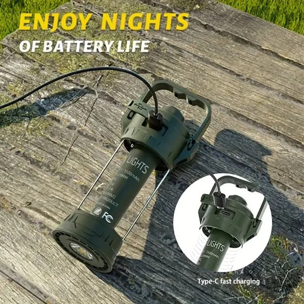 Rechargeable LED Camping Lantern With Multi Light Modes